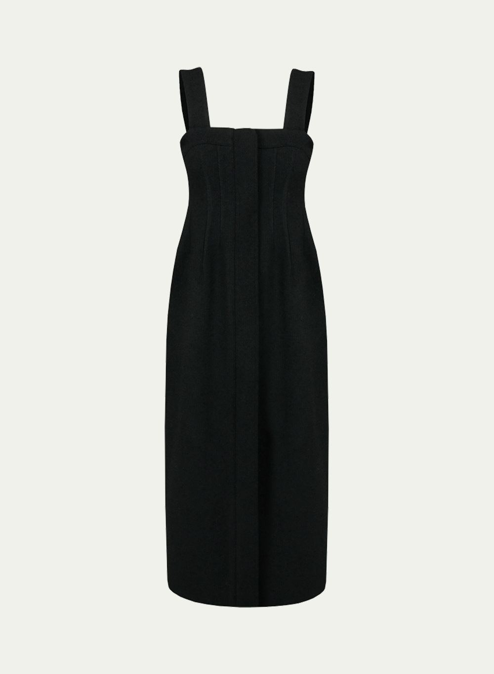 SS22 Cocoon Shaped Sleeveless Dress Black