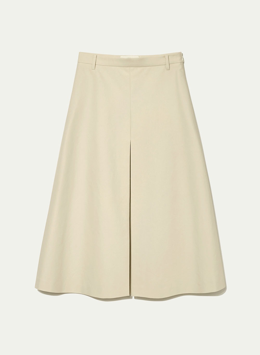 FW23 Pleated A-Line Midi Skirt Macadamia