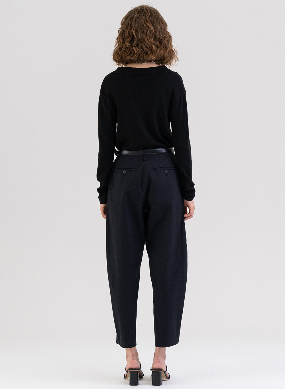 FW21 Slim-fit Knitted Cardigan Black