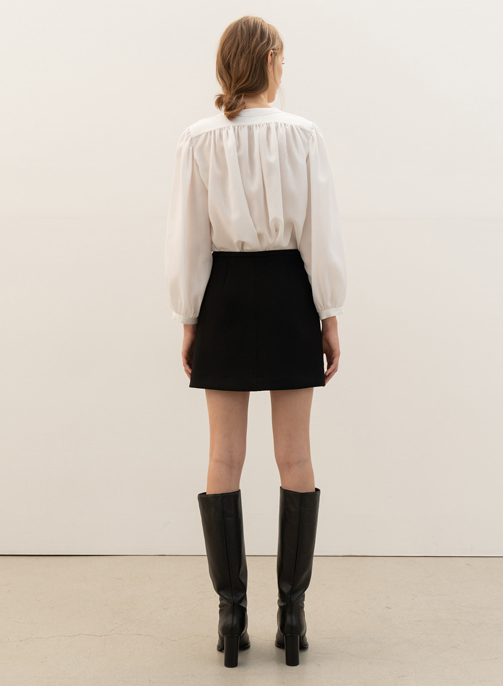 A-line Mini Skirt Black