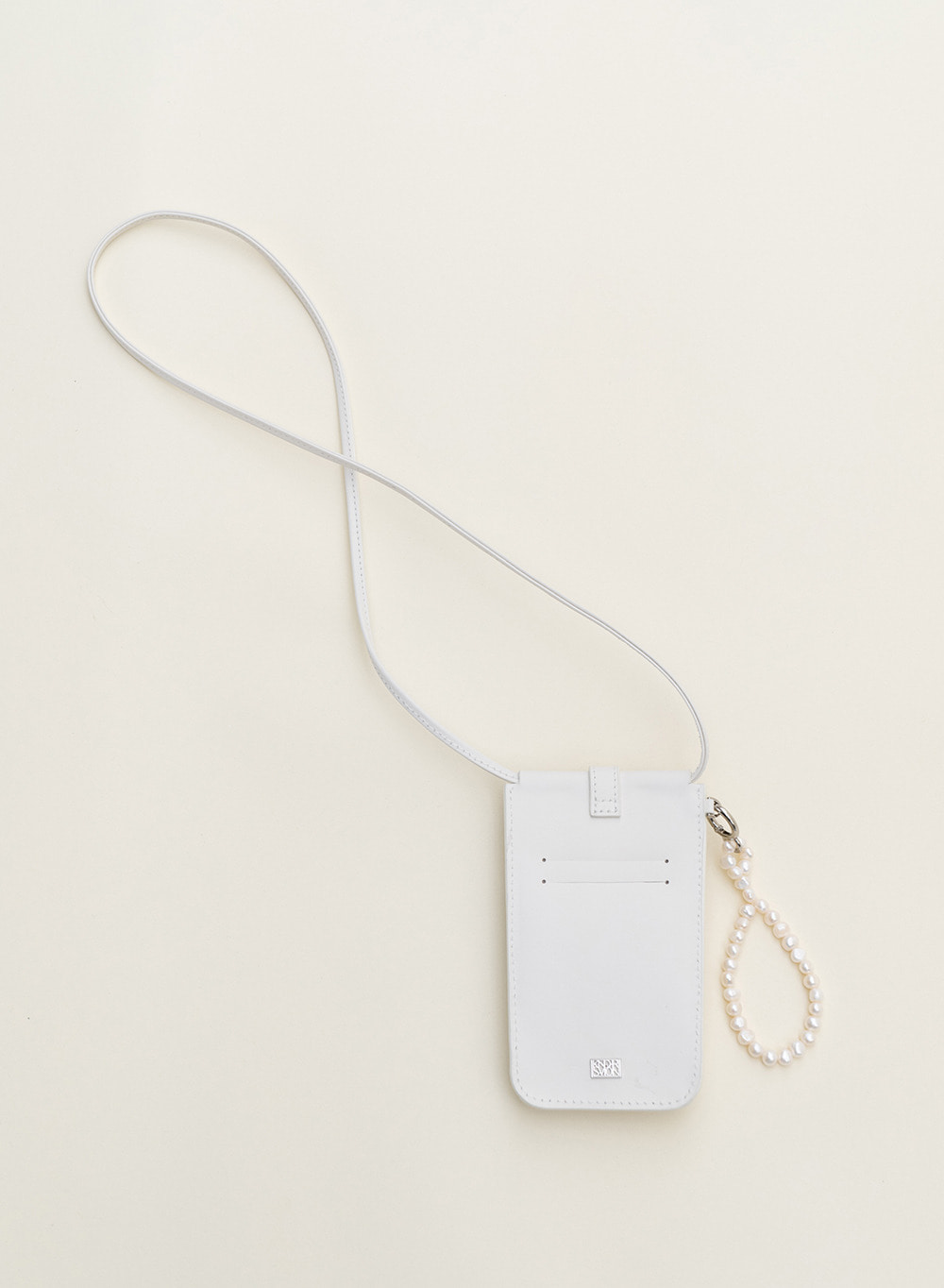 [Exclusive] Phone Holder Crossbody Ivory