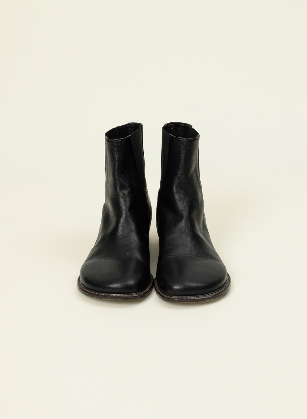Balloon Ankle Boots Black