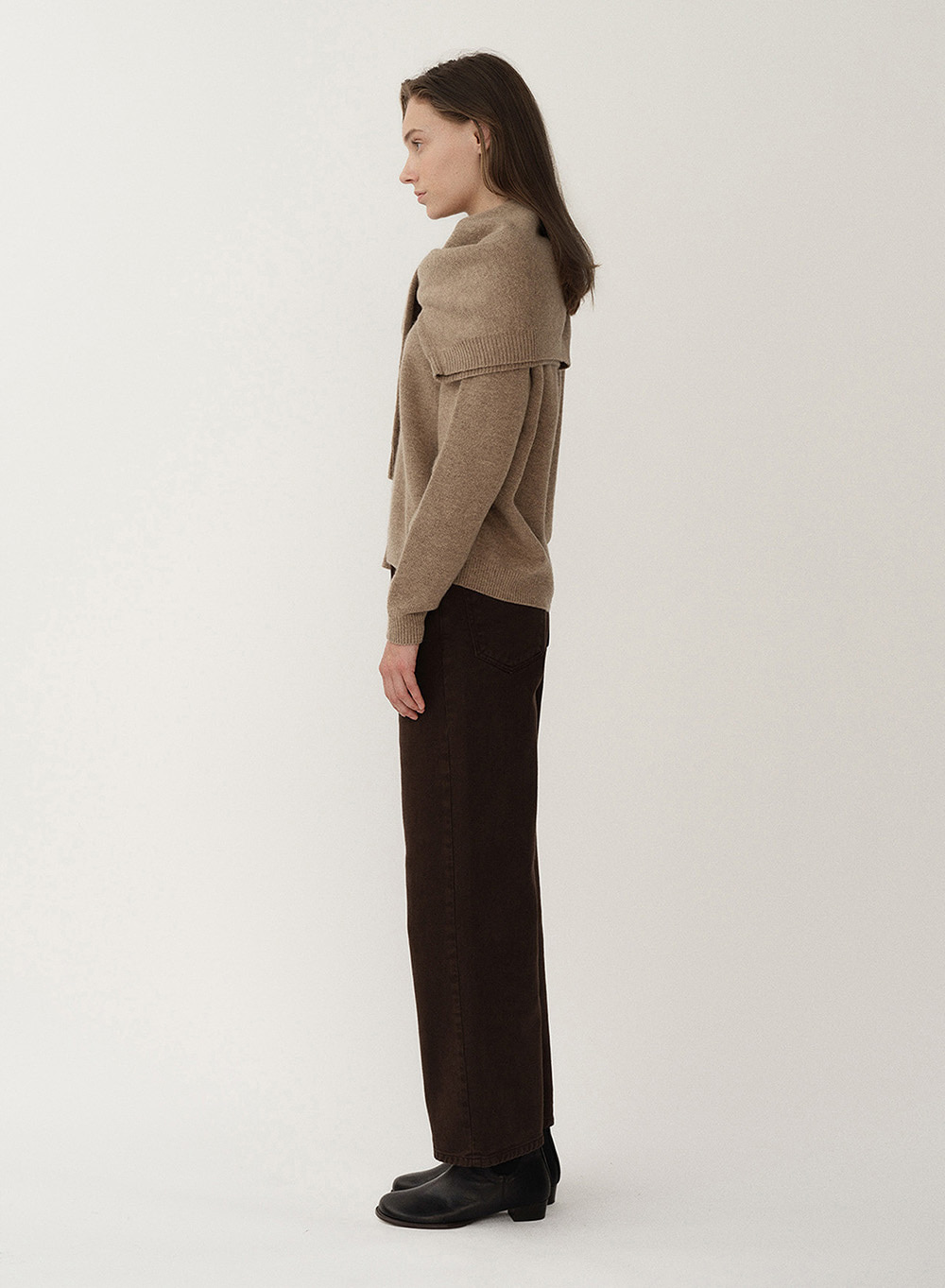 PF23 Ruth Trouser Denim Taupe