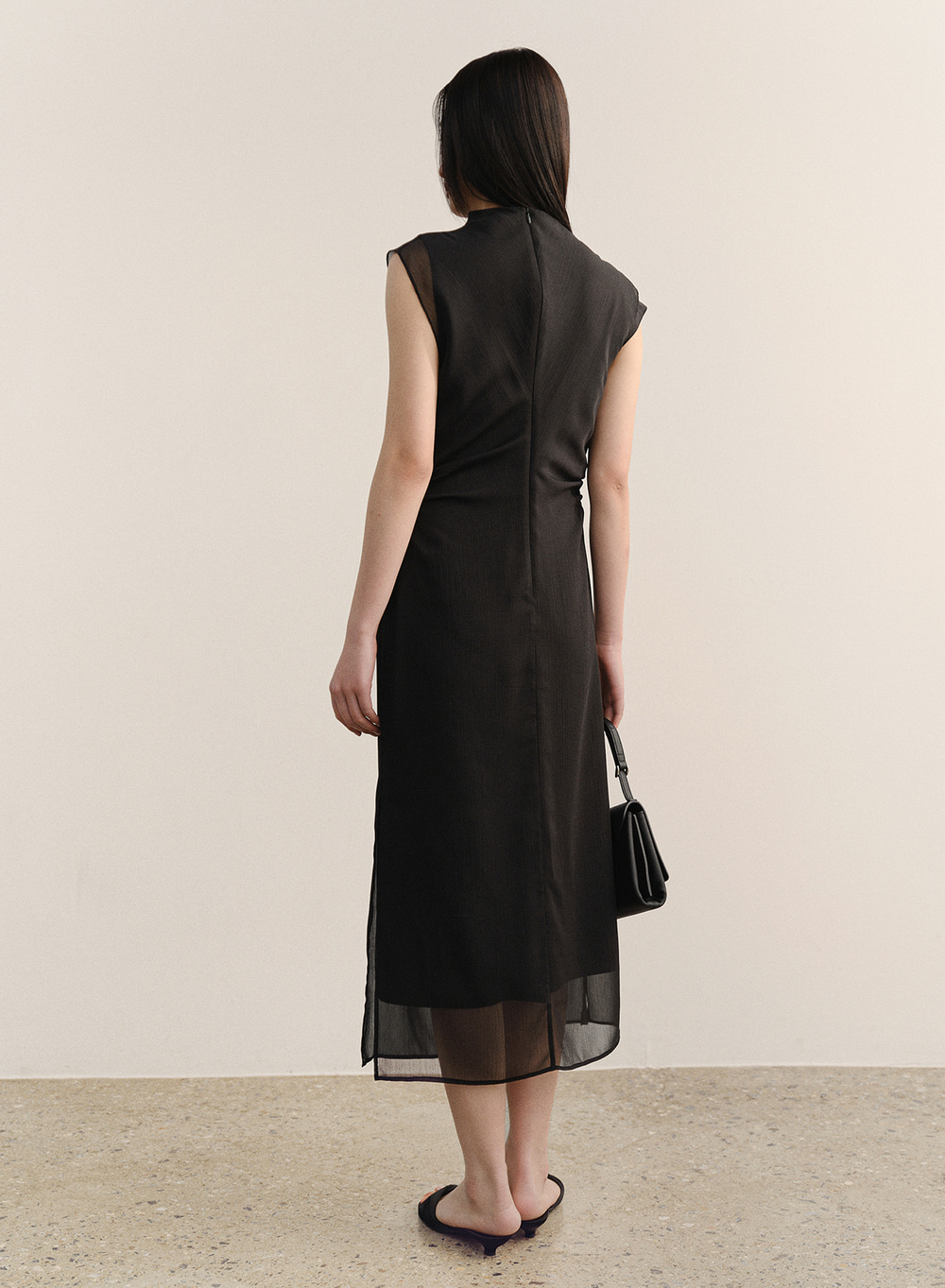 [KINDERSALMON] Cecil Scarf Dress ★大人気★ Cecil Scarf Dress Ecru @chae__rang review - KINDERSALMON
