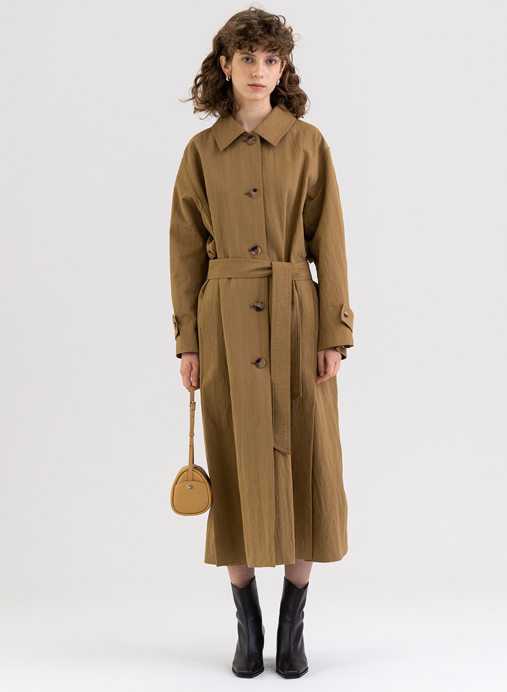 FW21 Washed Cotton Trench Bronze