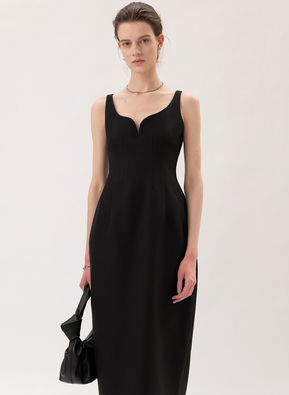 FW20 Voluminous Camisole Dress Black