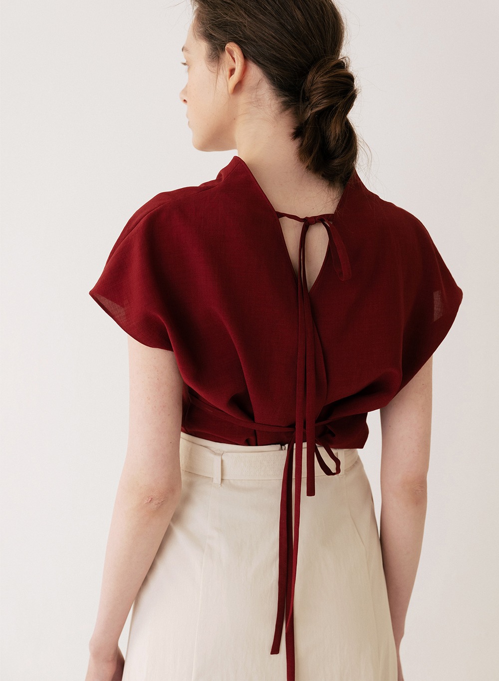 Tunic Top Burgundy-red