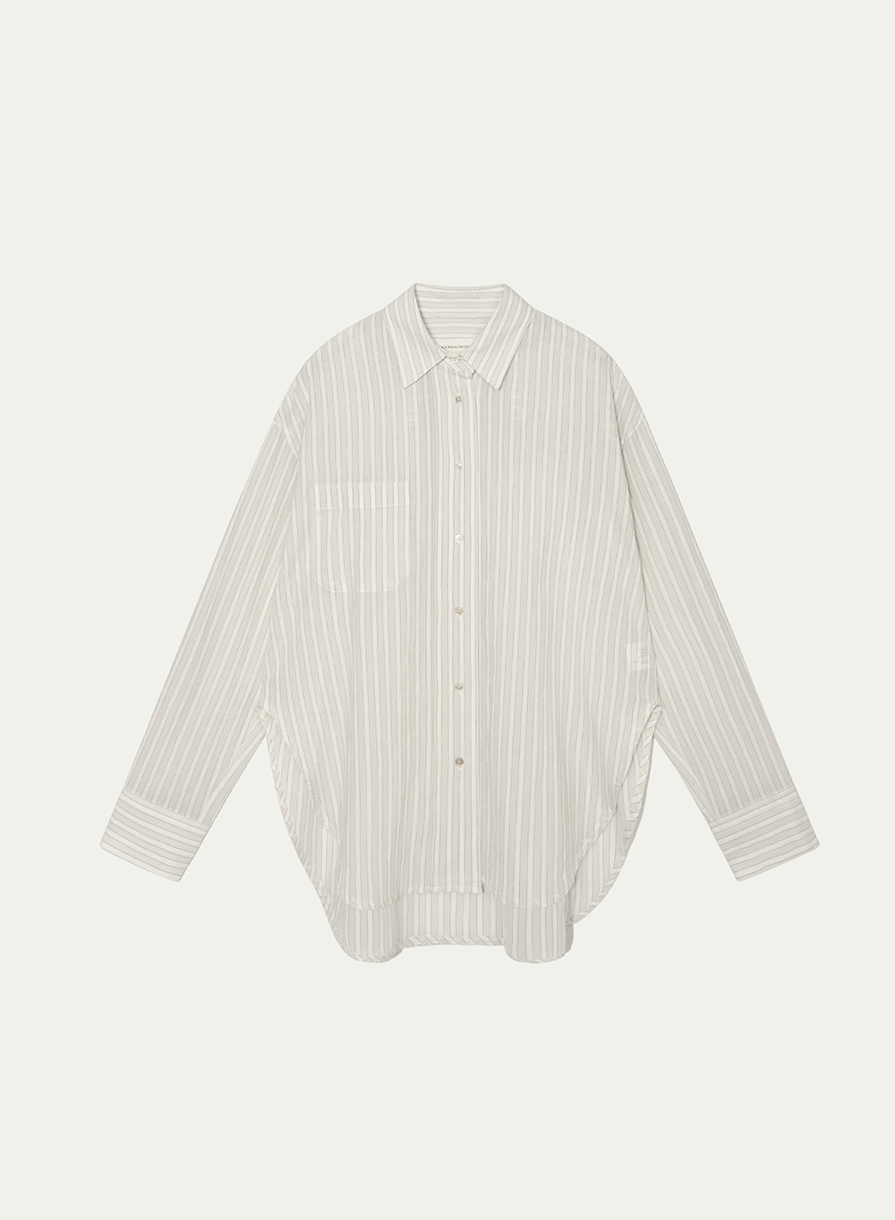 Studio Shirt From Japan (KUWAMURA) Gray-Stripe