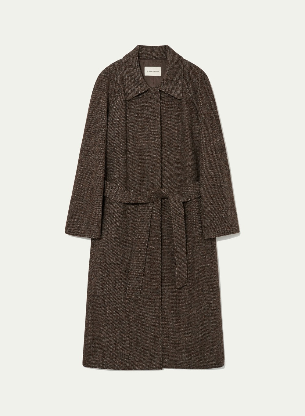 FW23 Scotchtweed Wool Single Coat Brown