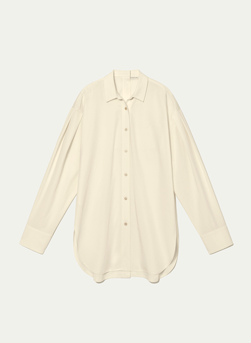 SS23 Two-Way Open Collar Shirt Cream