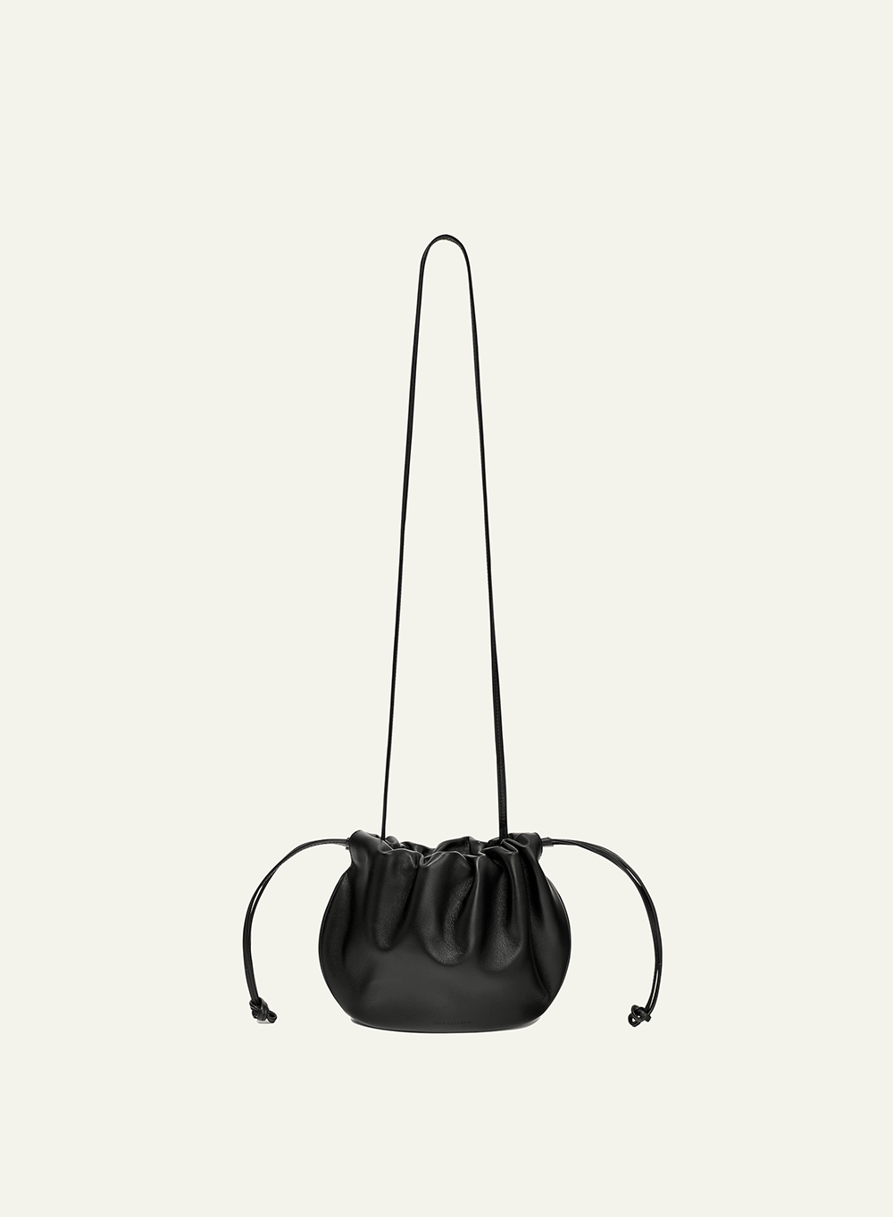 RS24 String Leather Bag Black