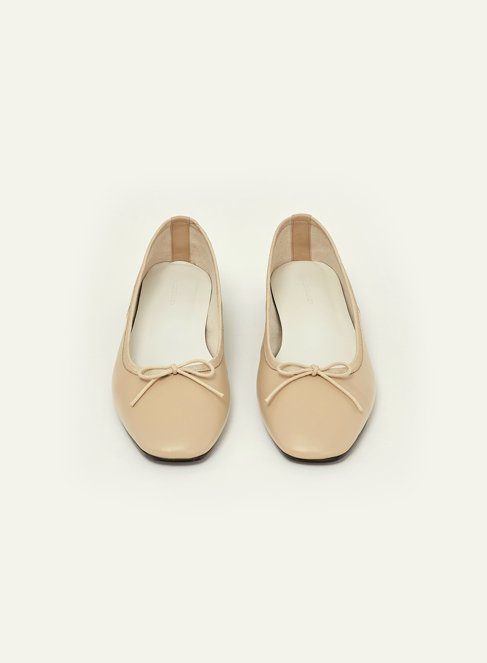 Clouet Flap Leather Tote Bag Ivory - KINDERSALMON