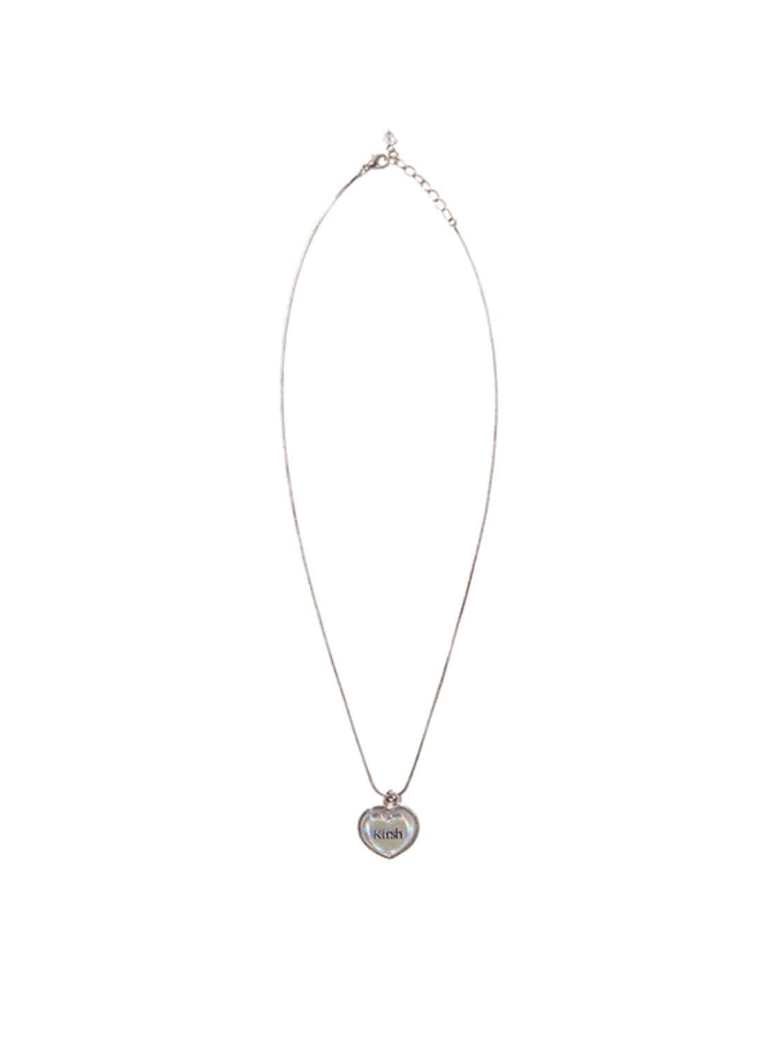CHERRY HEART NECKLACE [SILVER]