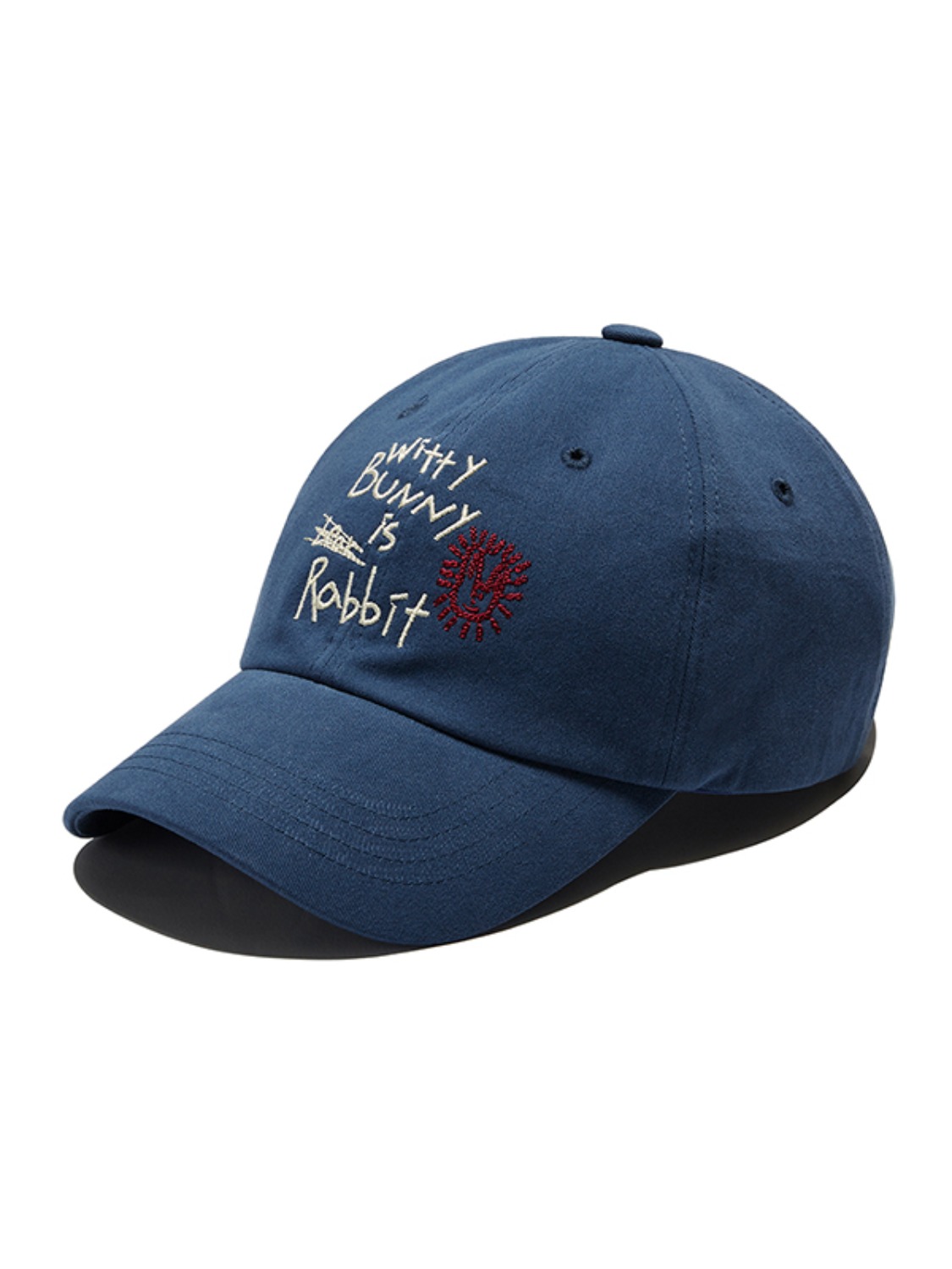 WITTY BUNNY LETTERING CAP [BLUE]
