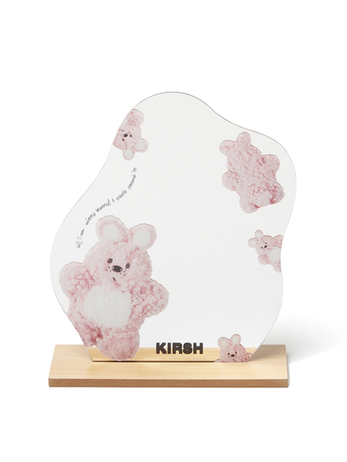 WITTY BUNNY PRINTING MIRROR [PINK]