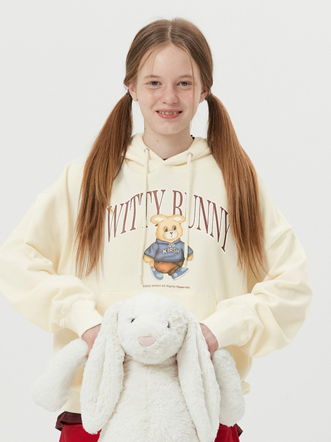 WITTY BUNNY HOODIE [IVORY]