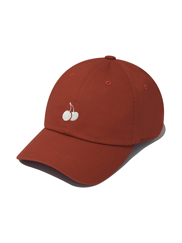 MONO CHERRY LOGO BALL CAP [RED]