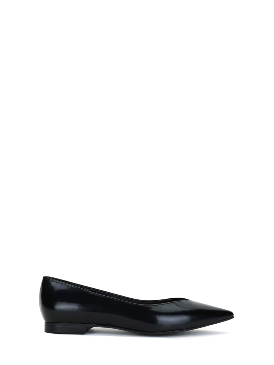 Stiletto Flat Shoes (Black)