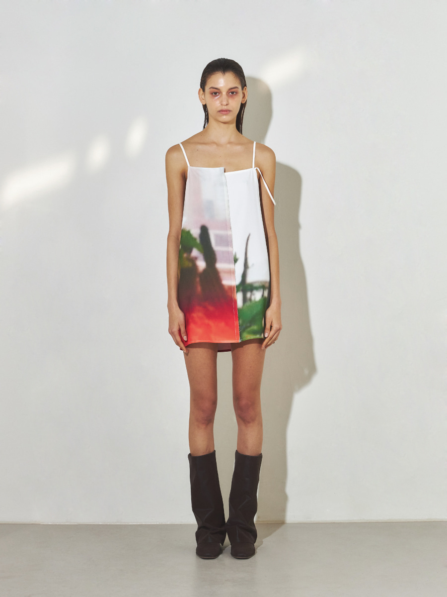 Distorted Mini Dress