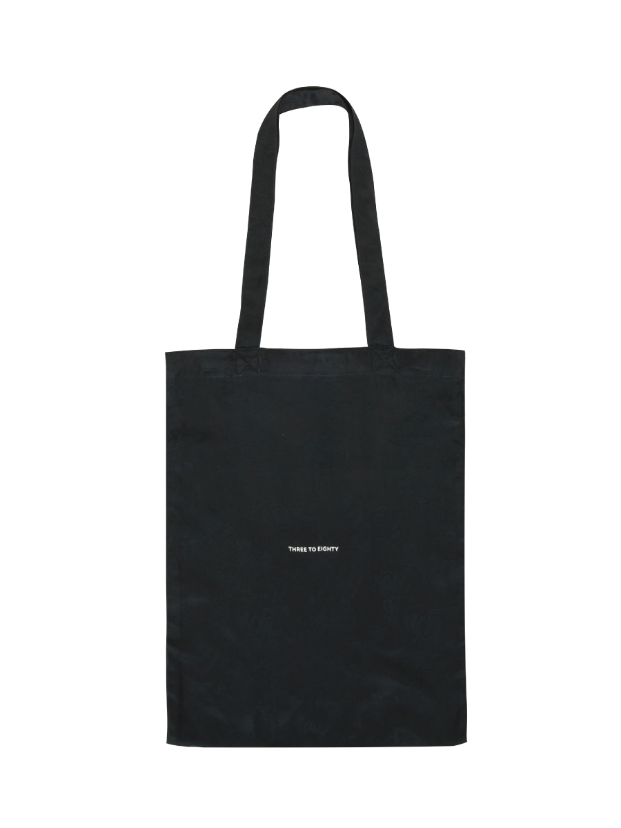 [Sale]Flower Pattern Eco Bag (Dark Green)