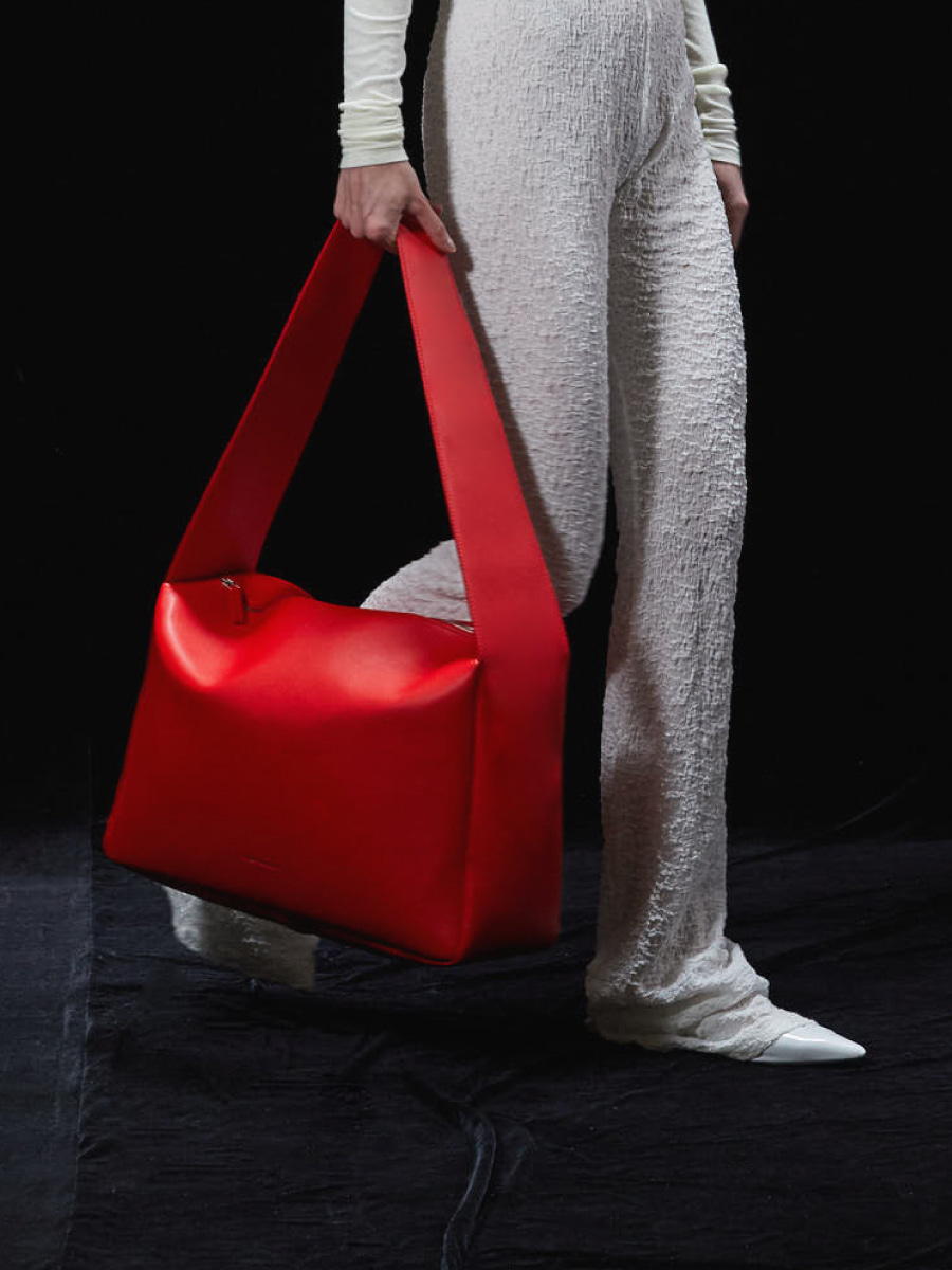 [B급]Crossbody Big Bag (Red)