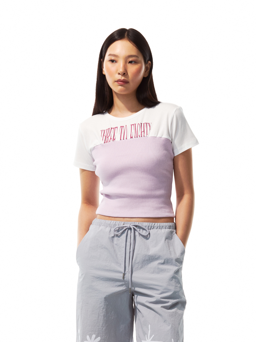 Layered Tube Top T-Shirt (Pink)
