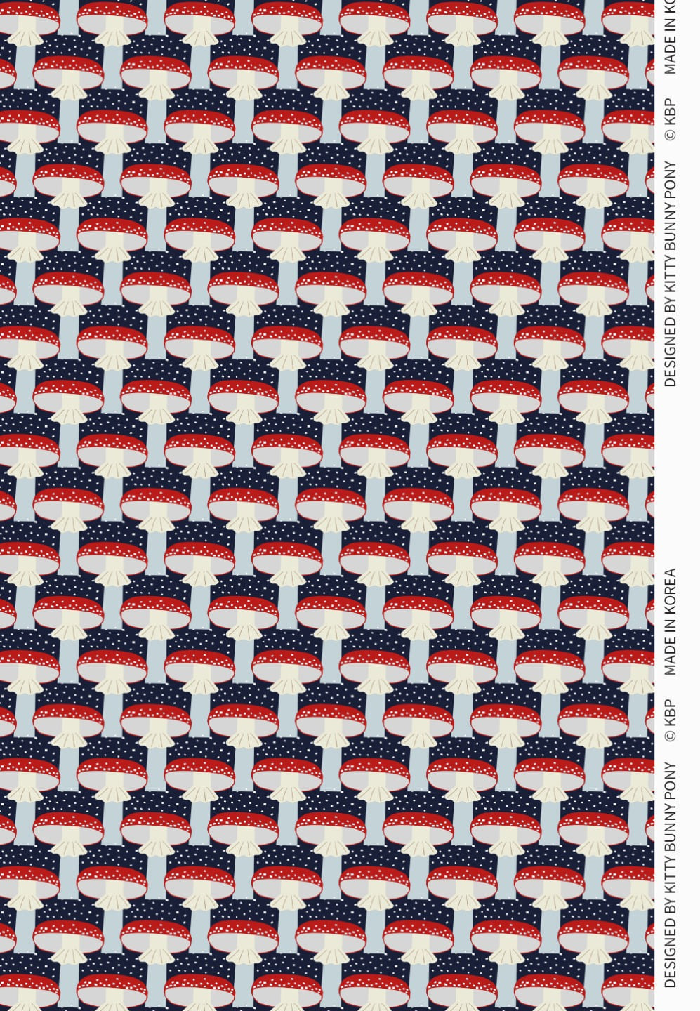 KBP Fabrics Muscaria Fabric by Makitoy 무스카리아 원단 by 마키토이