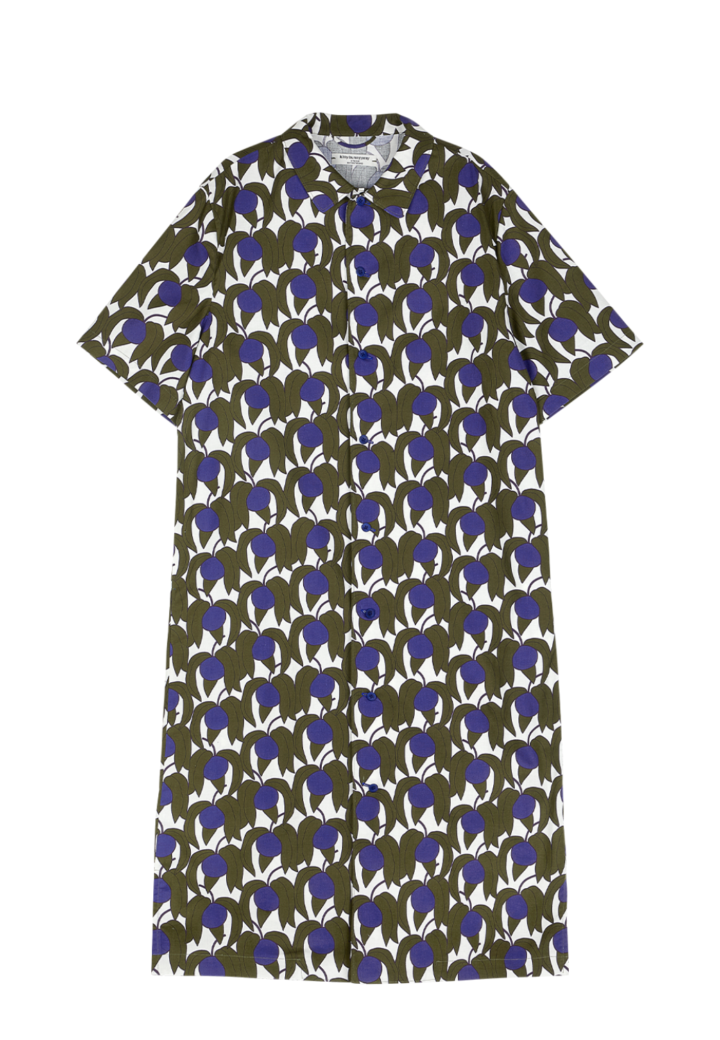 Goldenberry Short-Sleeve Shirt Dress