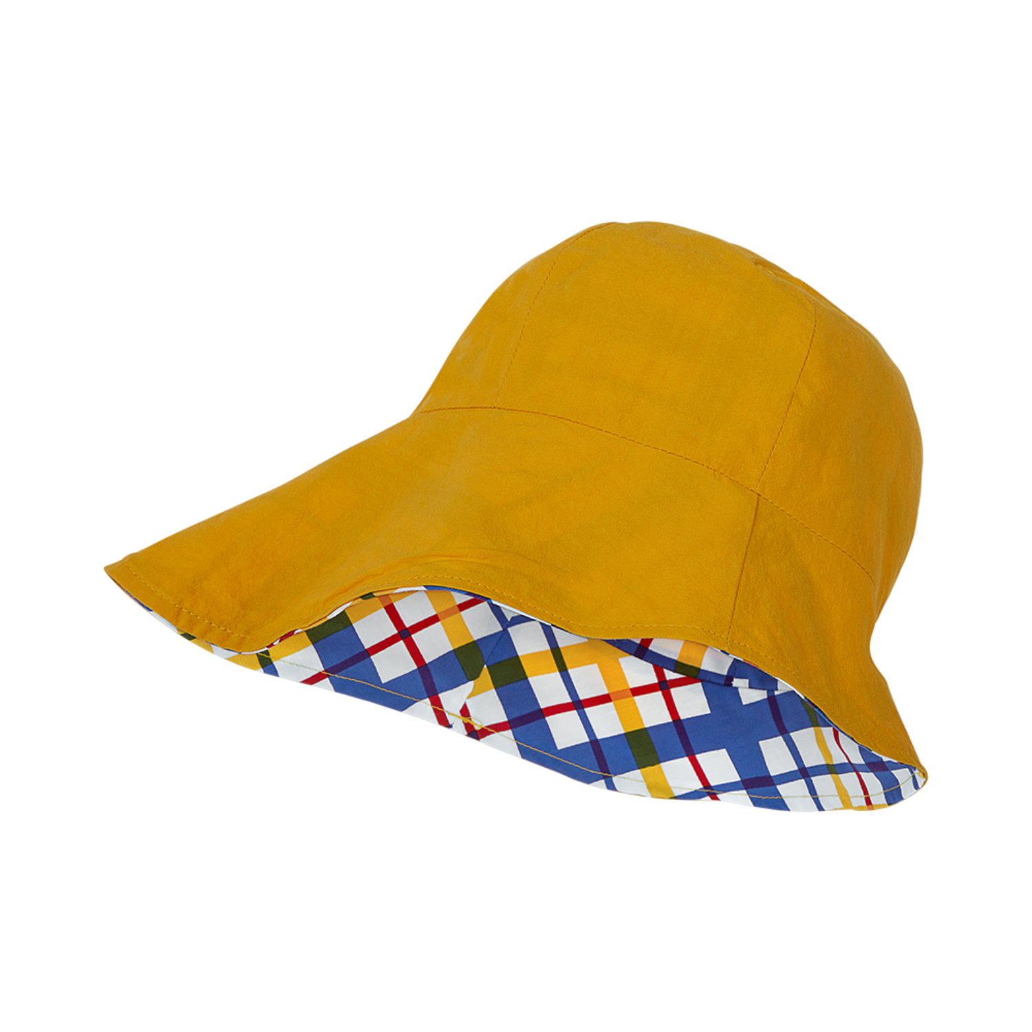 Neo Madras Bucket Hat Yellow