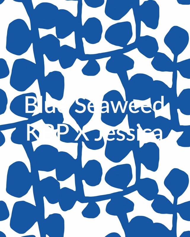 Blue Seaweed PatternKBP® X Jessica Nielsen