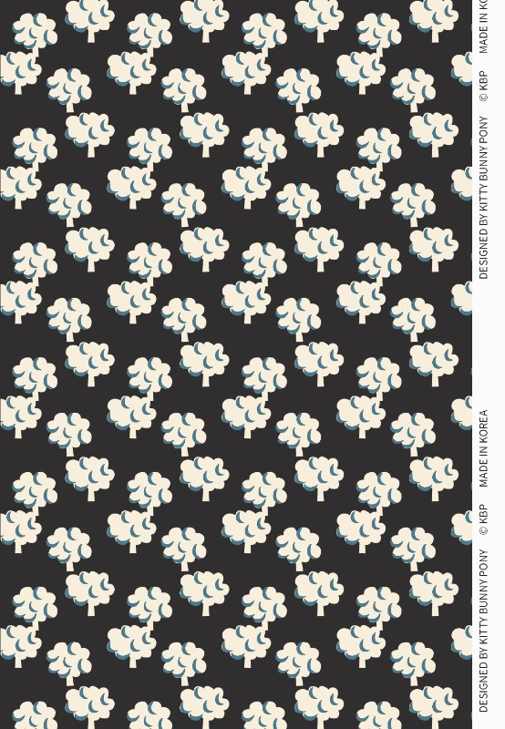 KBP Fabrics Broccoli Fabric by Jessica Nielsen 브로콜리 원단 by 제시카 닐슨