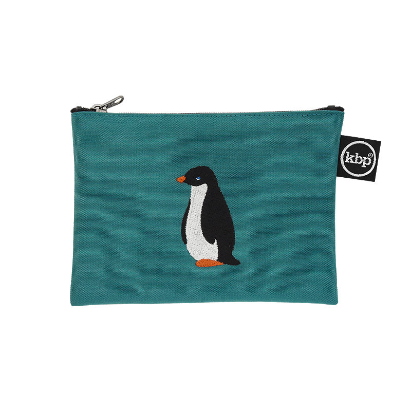 Goodnight Penguin Embroidery Pouch 굿나잇 펭귄 자수 파우치