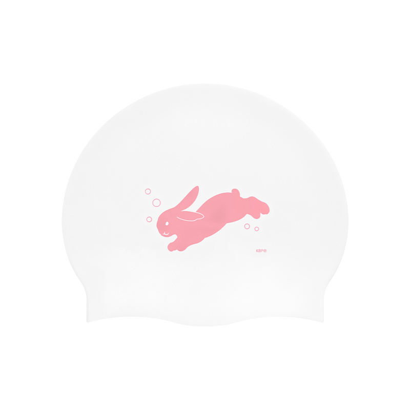 Pink Diving Bunny Swim Cap 핑크 다이빙 버니 수모