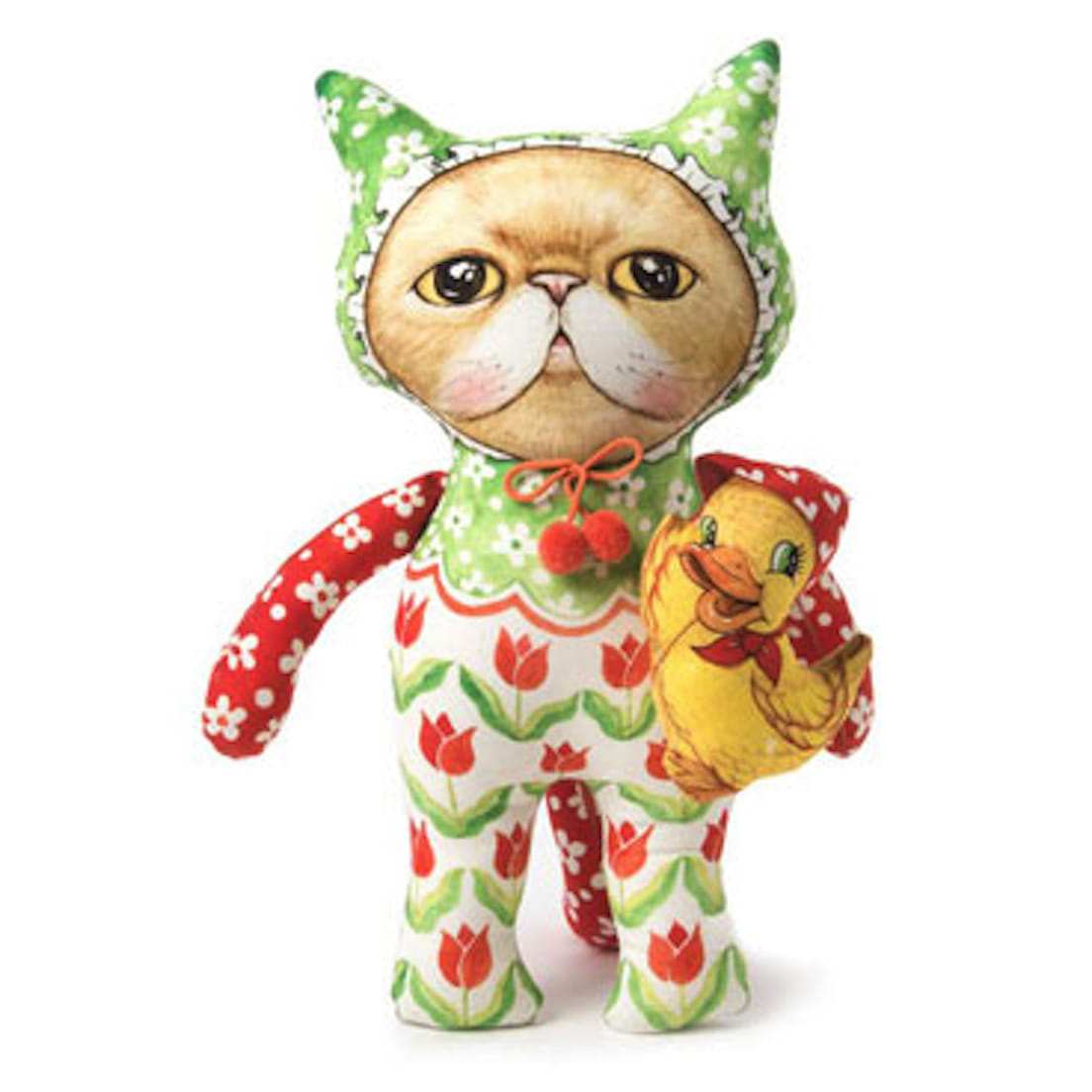 人形 - 私を見つめる猫 “ダークリン” (Size : 32cm)