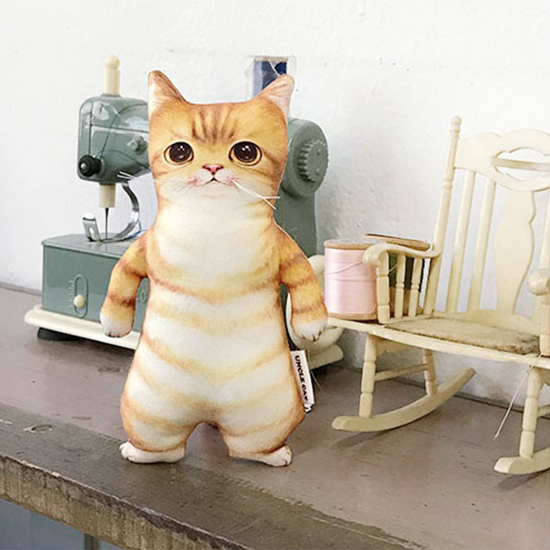 ドールキット・ 私を見つめる猫 人形 「コイン」 (完成size : 約13cm)