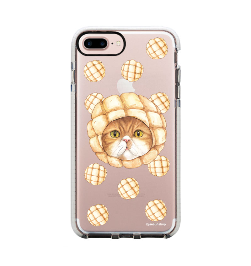 투명젤리케이스 - 멜론빵 고양이