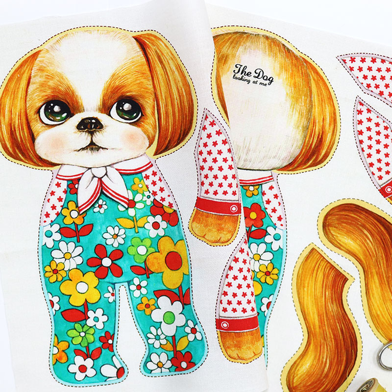 DIY FABRIC for making dog doll &quot;Shihtzu&quot;