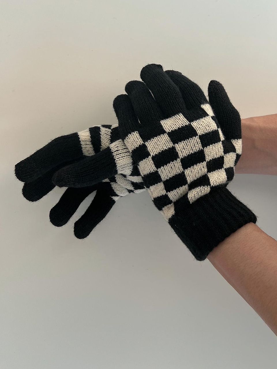 ﻿move checkerboard glove (4color)