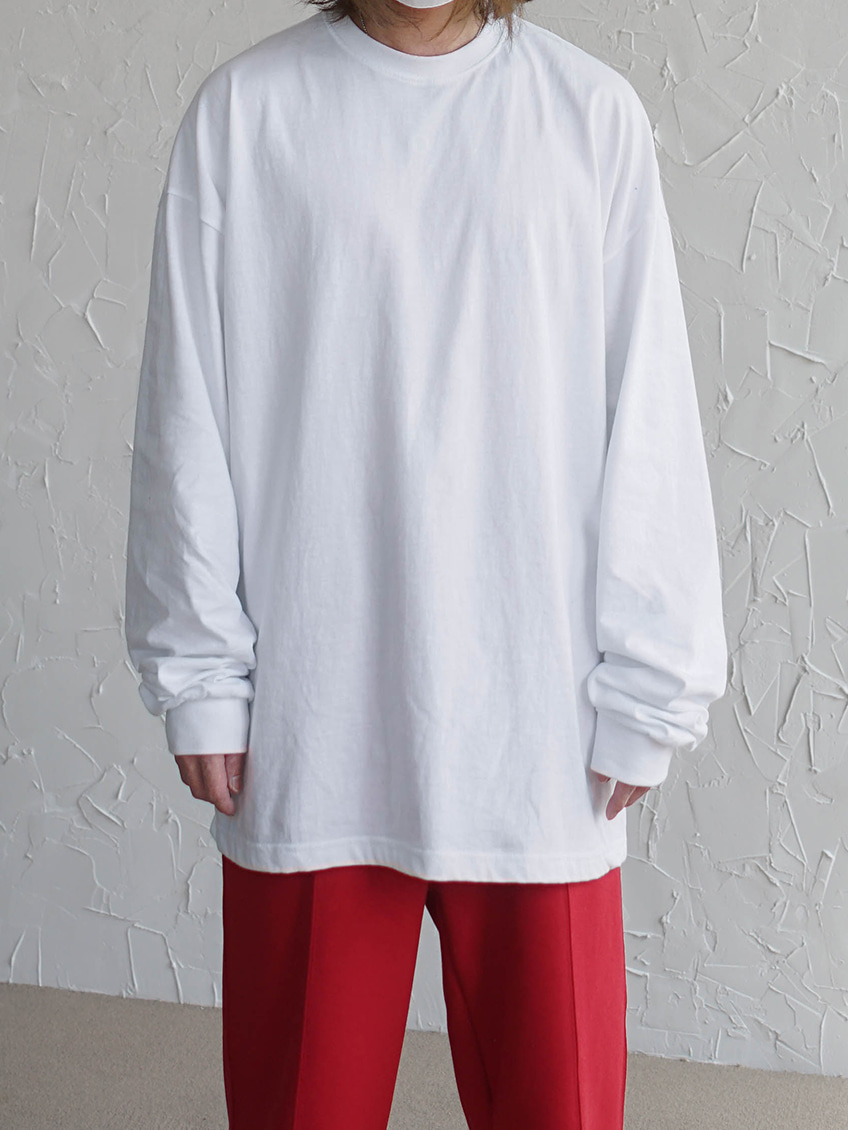 over flat long sleeve tee (5color)