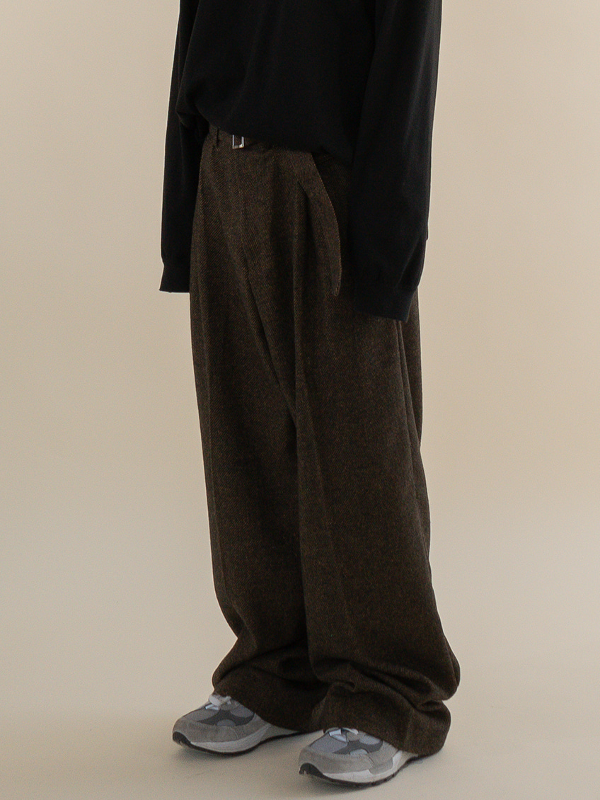 boil belted trouser (3color)