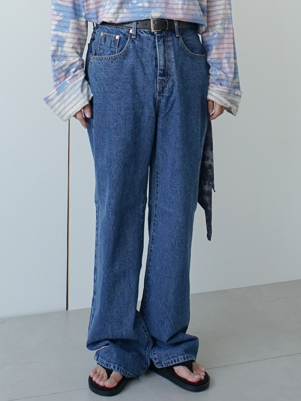 Madeleine Wide Jeans (2color)