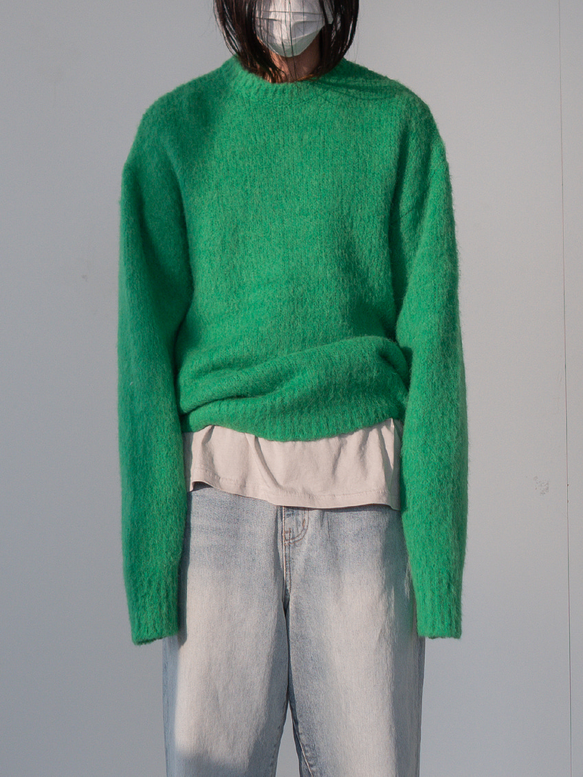 coln ニット セーター 韓国 グリーン 緑 Heroic knit 