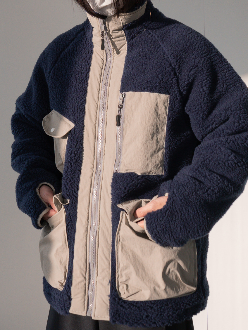 u3 fleece jacket (3color)
