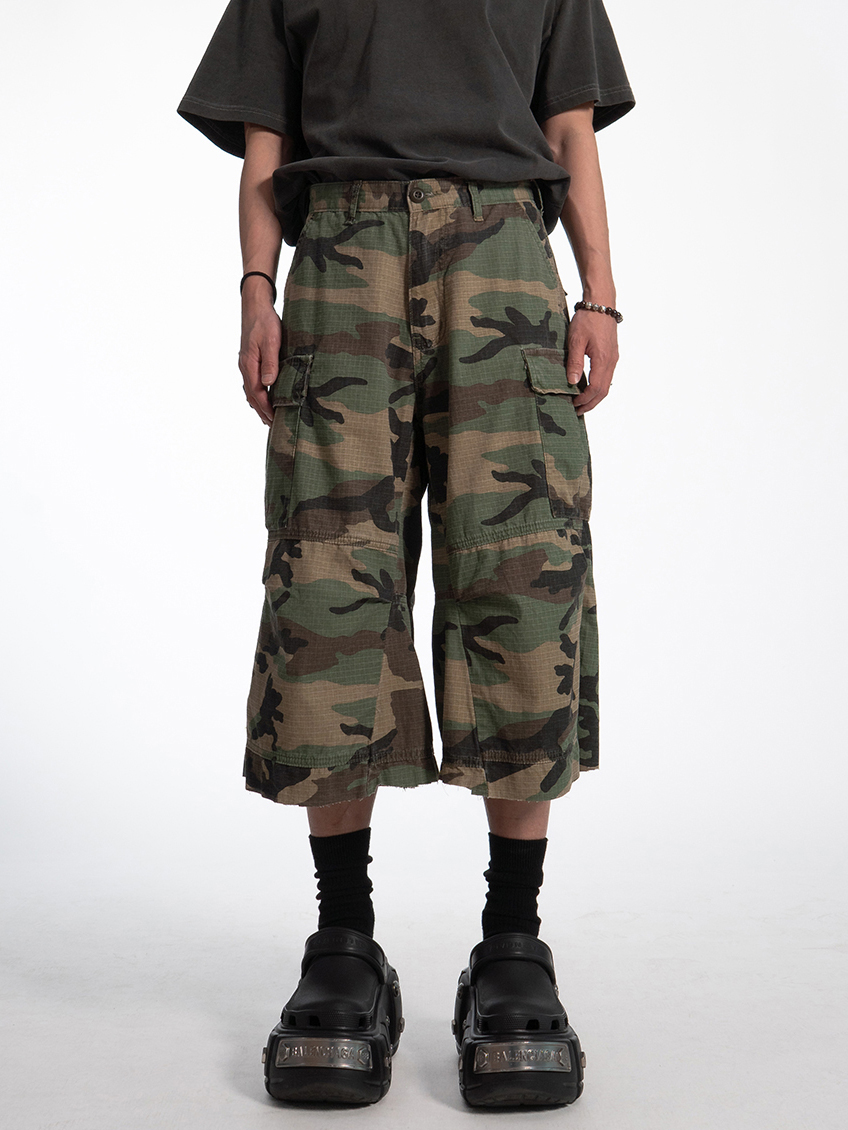 ハーフ・ショートパンツ [COLN] monday nylon wide bermuda pants (3c) Pants - COLN