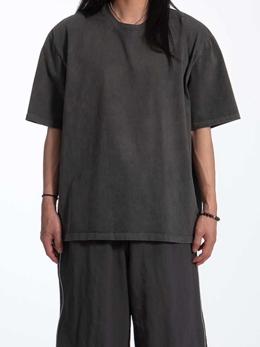 カーゴパンツ [COLN] reminiscence belted dying wide cargo pants (3c) Wide-Leg Cargo Pants with Wraparound Belt Detail