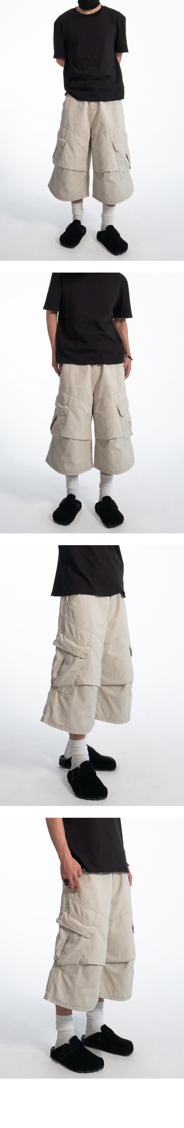 rusk cargo bermuda pants *3c - COLN