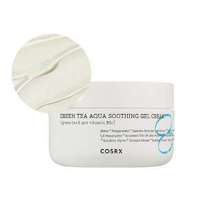 cosrx,hydrium green tea aqua soothing gel cream