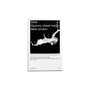 abib,gummy sheet mask milk sticker