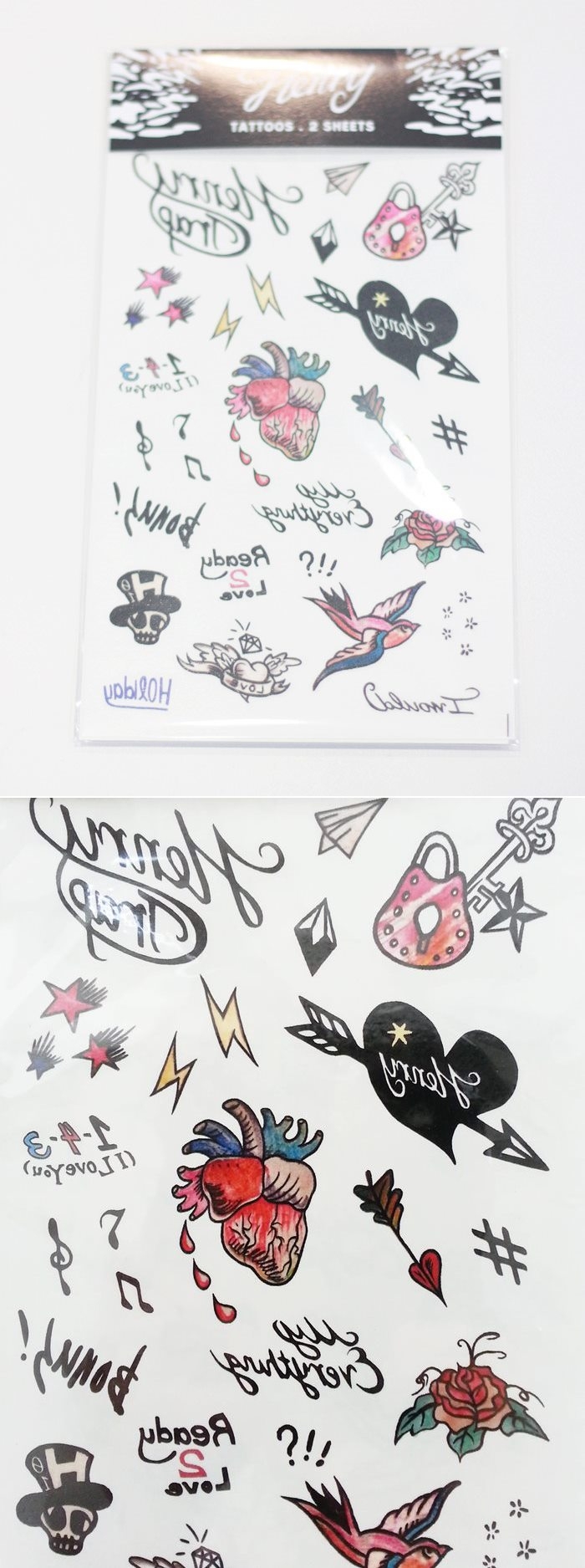 Super Junior M,Henry,Tattoo Sticker