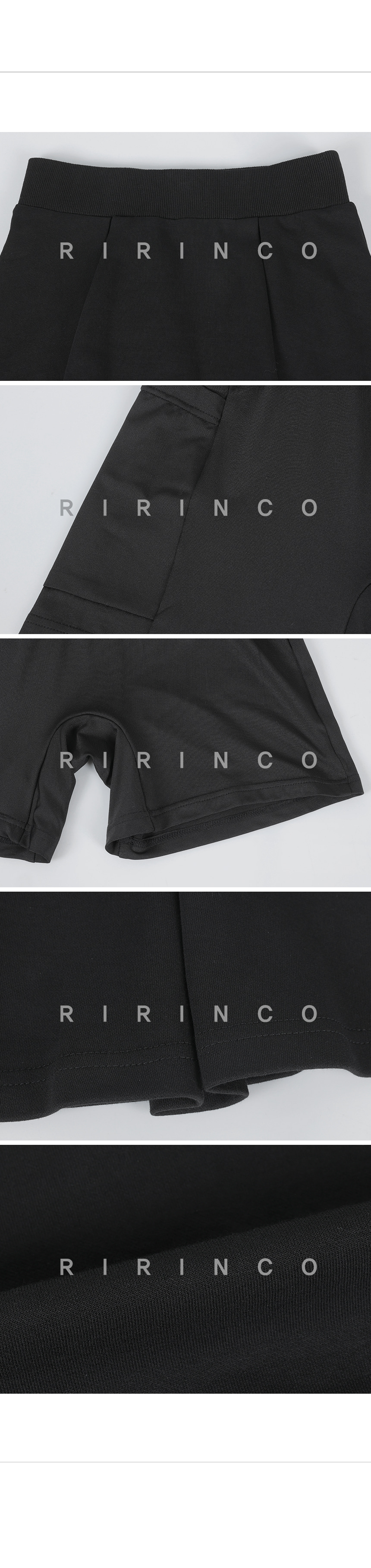 RIRINCO [ゴルフウェア] ウエストゴムミニスカート(インナーパンツ付き)